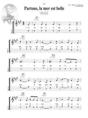 Ukulele Petit Folklore: Chante Avec Moi! - Voice/Ukulele - Book