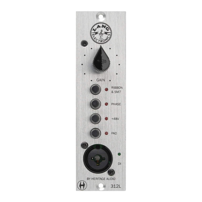 LANG 312L 500 Series NY Style Preamp with Built-In Lifter