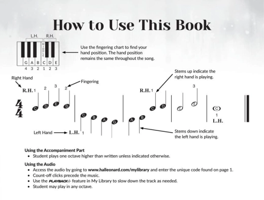 Disney Songs for the Very Beginner: 22 Songs in Pre-Staff Notation - McCorriston - Piano - Book/Audio Online