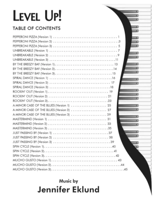 Level Up! Easy Multi-Level Showcase Solos - Eklund - Piano - Book