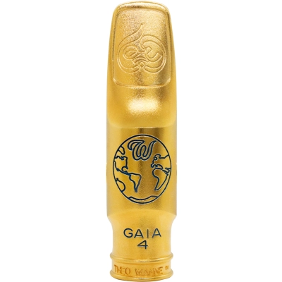 Theo Wanne - Gaia 4 Alto Saxophone Mouthpiece - 9, Gold-Plated