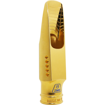 Gaia 4 Alto Saxophone Mouthpiece - 7, Gold-Plated
