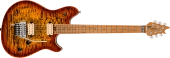 EVH - Wolfgang Special QM, Baked Maple Fingerboard - Tiger Eye Glow