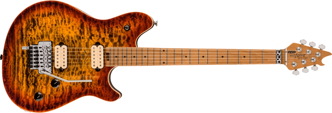 Wolfgang Special QM, Baked Maple Fingerboard - Tiger Eye Glow