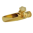 Lakshmi Alto Saxophone Mouthpiece - 6, Gold-Plated