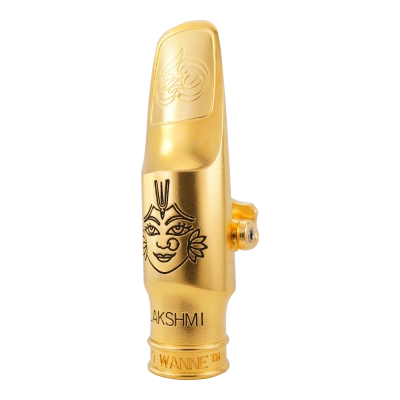 Lakshmi Alto Saxophone Mouthpiece - 8, Gold-Plated