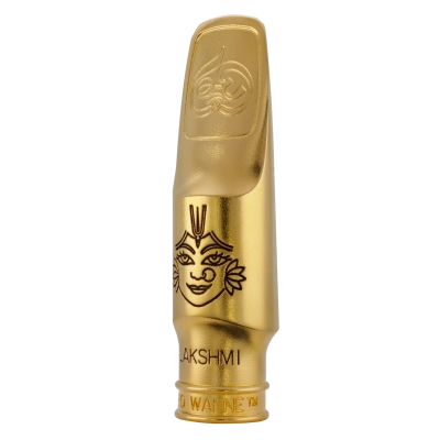 Lakshmi Alto Saxophone Mouthpiece - 8, Gold-Plated