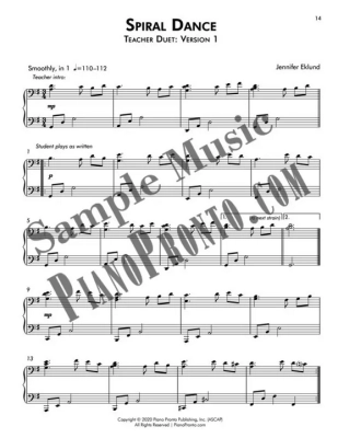 Level Up! Teacher Duets - Eklund - Piano Duet (1 Piano, 4 Hands) - Book