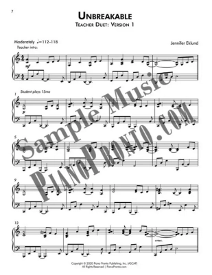 Level Up! Teacher Duets - Eklund - Piano Duet (1 Piano, 4 Hands) - Book