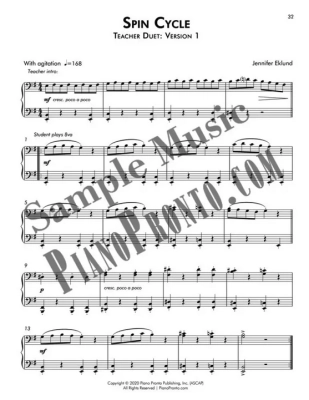 Level Up! Teacher Duets - Eklund - Piano Duet (1 Piano, 4 Hands) - Book