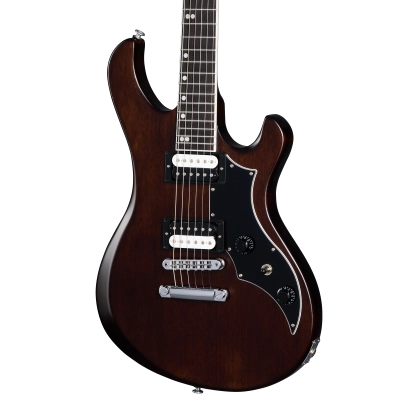 Victory Electric Guitar with Hardshell Case - Dark Walnut Satin