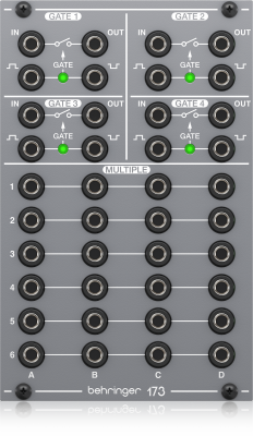 Behringer - 173 Quad Gate/Multiples Module for Eurorack