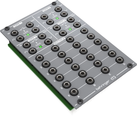 173 Quad Gate/Multiples Module for Eurorack