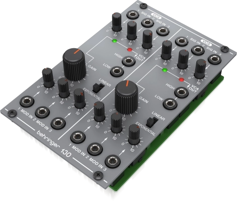 130 Dual VCA Module for Eurorack