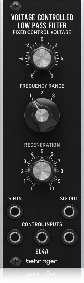 904A Voltage Controlled Low Pass Filter Module for Eurorack
