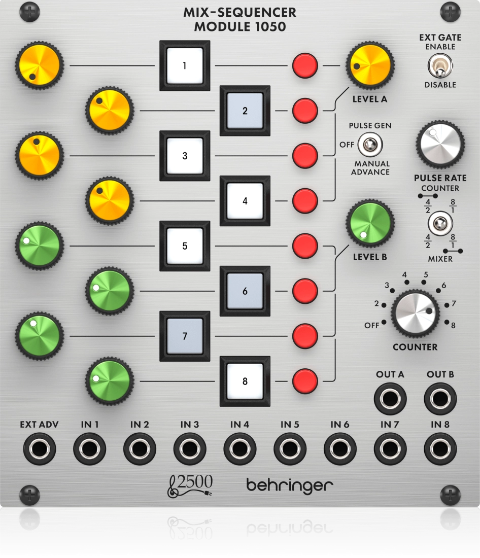 Mix-Sequencer Module 1050 Module for Eurorack