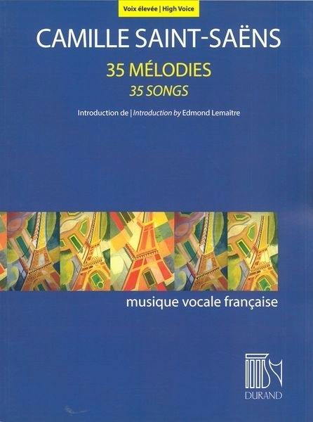 35 Songs for High Voice and Piano - Saint-Saens - High Voice/Piano - Book