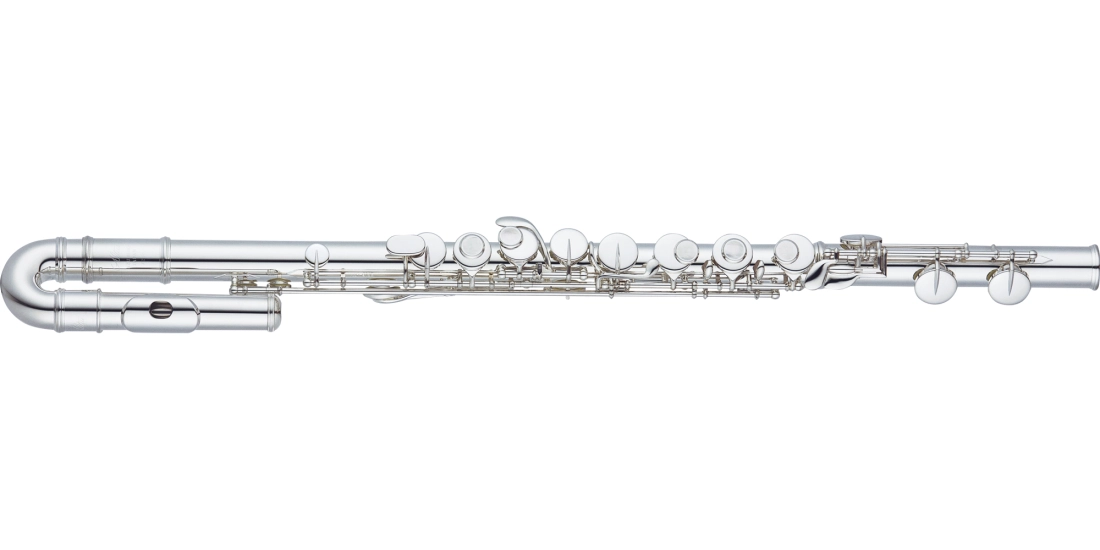 Sterling Silver Alto Flute with Split E and U-Shaped Headjoint