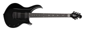 Ernie Ball Music Man - Majesty 6-String Electric Guitar with Case - Black Frosting