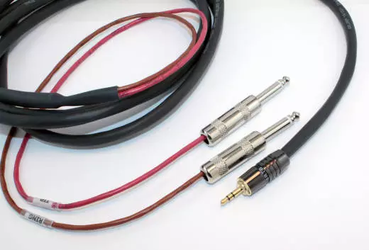 Yorkville Sound - Standard Series Insert Cable 1/8-inch to 2x 1/4-inch - 10 foot