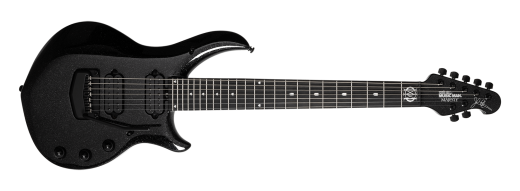Ernie Ball Music Man - Majesty 7-String Electric Guitar with Case - Black Frosting