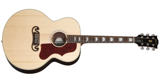 Gibson - SJ-200 Studio Rosewood Acoustic/Electric Guitar with Hard Shell Case - Satin Natural