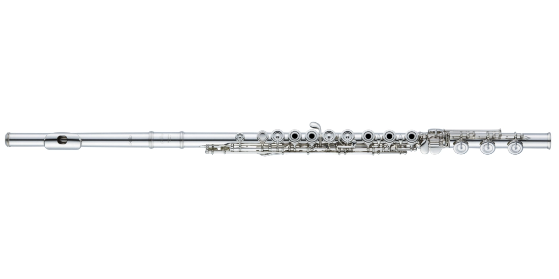 Sterling Silver Flute with Inline G, Open Holes, B Foot and S Headjoint