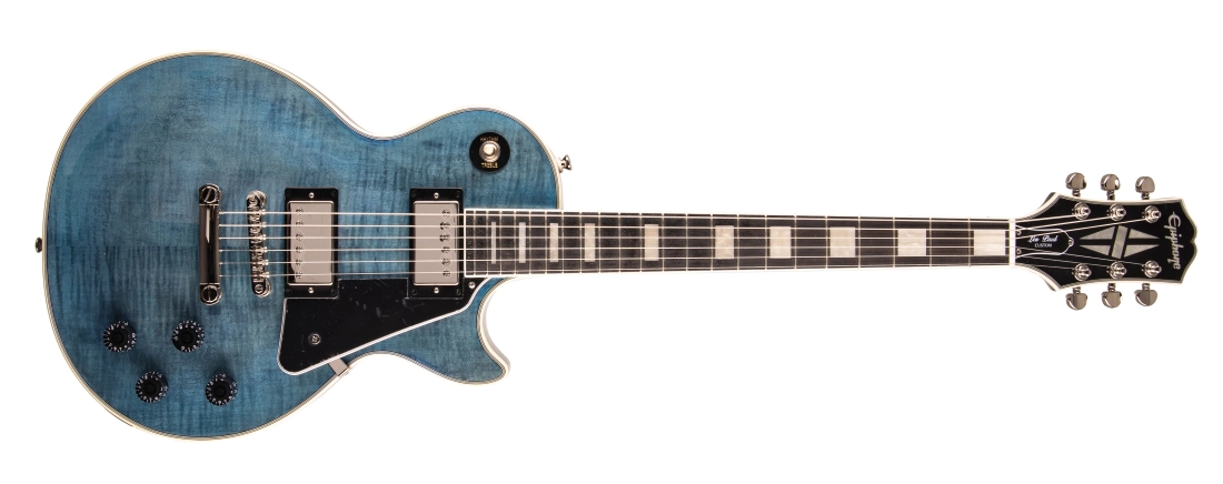 Limited Edition Les Paul Custom Figured Electric Guitar - Translucent Blue