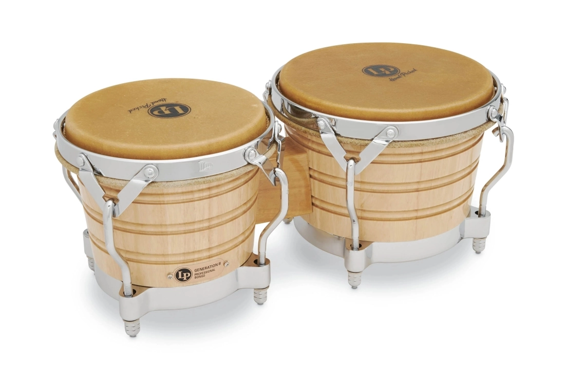 Generation II Bongos with Traditional Rims - Chrome