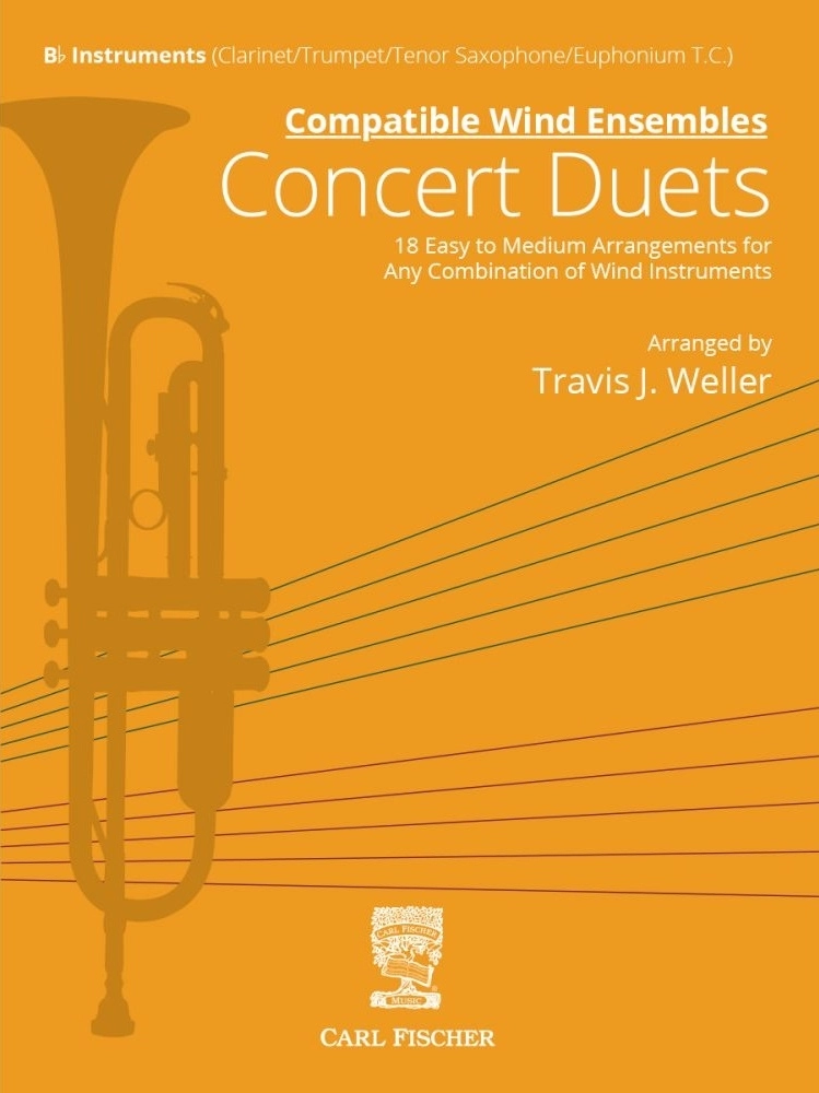 Compatible Wind Ensembles: Concert Duets - Weller - Bb Instruments - Book