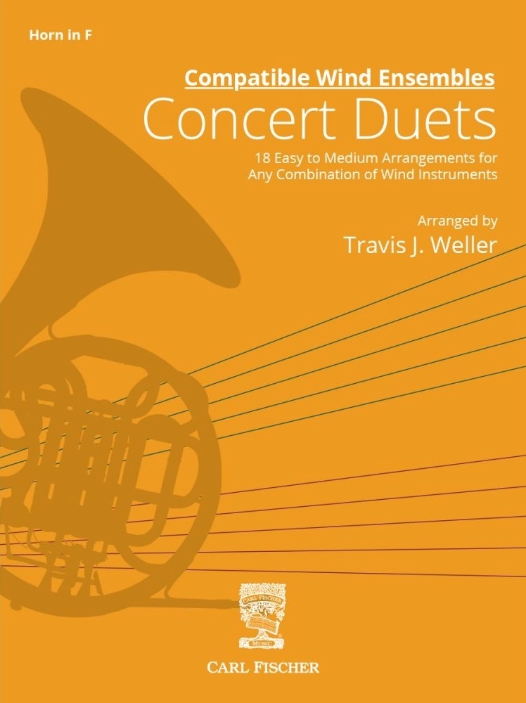 Compatible Wind Ensembles: Concert Duets - Weller - Horn in F - Book