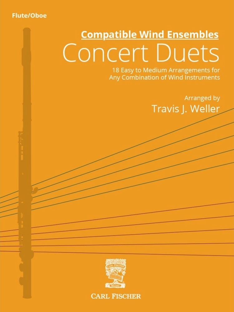 Compatible Wind Ensembles: Concert Duets - Weller - Flute/Oboe - Book