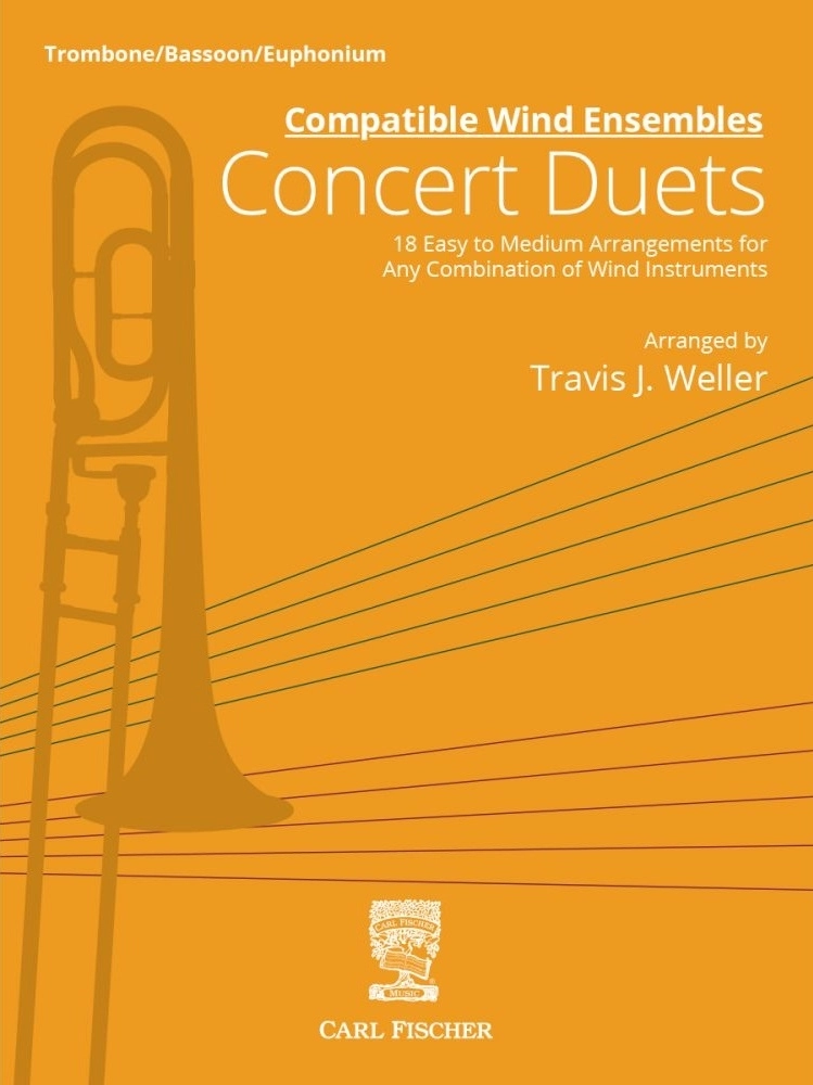 Compatible Wind Ensembles: Concert Duets - Weller - Bass Clef Instsruments - Book