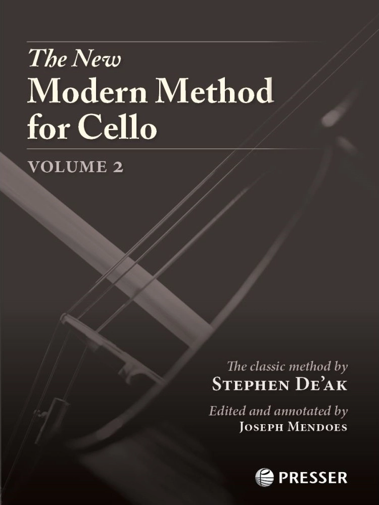 The New Modern Method for Cello, Volume 2 - De\'ak/Mendoes - Cello - Book