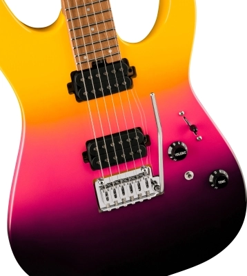 Pro-Mod DK24 HH 2PT CM, Caramelized Maple Fingerboard - Malibu Sunset