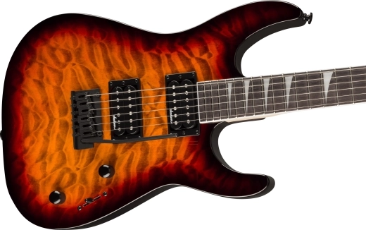 JS Series Dinky JS20 DKQ 2PT, Amaranth Fingerboard - Transparent Tobacco Burst