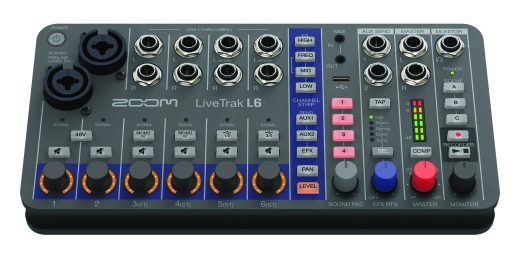 LiveTrak L6 10-Track Digital Mixer/Recorder