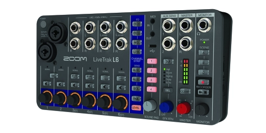 LiveTrak L6 10-Track Digital Mixer/Recorder