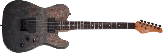 Schecter - PT Standard Electric Guitar - Black Fade Burst Burl