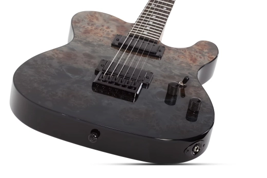 PT Standard Electric Guitar - Black Fade Burst Burl