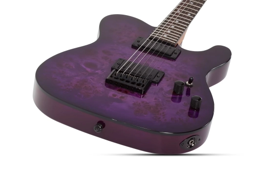 PT Standard Electric Guitar - Purple Burst Burl