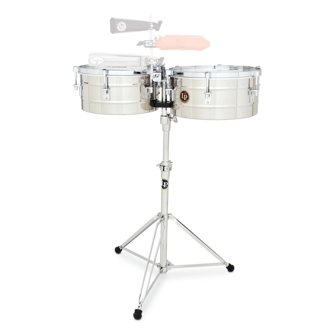 Tito Puente 13\'\' and 14\'\' Timbales - Stainless Steel