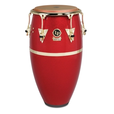 Latin Percussion - Signature Fausto Cuevas III Fiberglass Tumba - Arena Red Sparkle