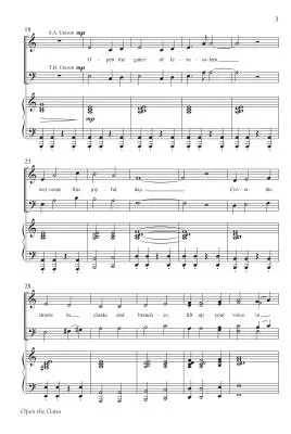 Open The Gates - Raney - SATB