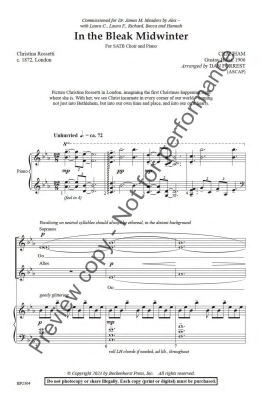 In the Bleak Midwinter - Forrest - SATB