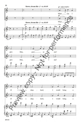 In the Bleak Midwinter - Forrest - SSA