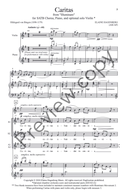 Caritas - von Bingen/Hagenberg - SATB