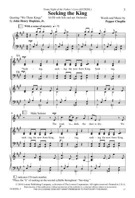 Seeking the King - Choplin - SATB