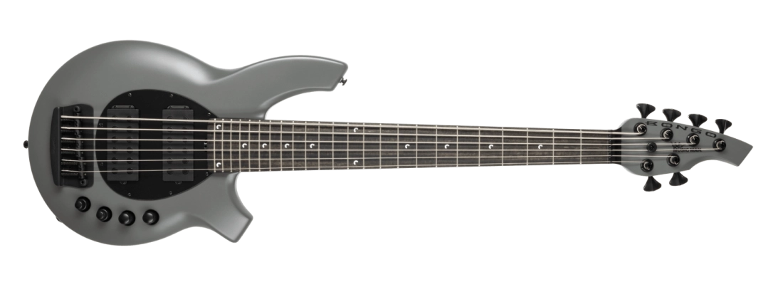 Bongo 6 6-String Electric Bass with Case - Titan Gray