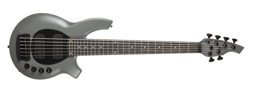 Ernie Ball Music Man - Bongo 6 6-String Electric Bass with Case - Titan Gray